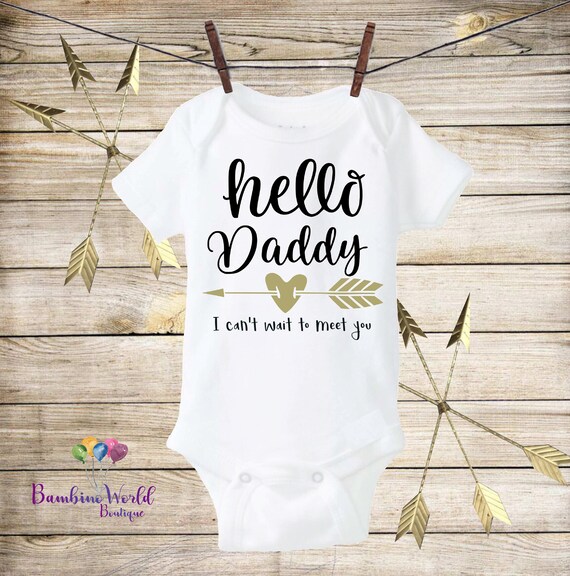 hello daddy onesie