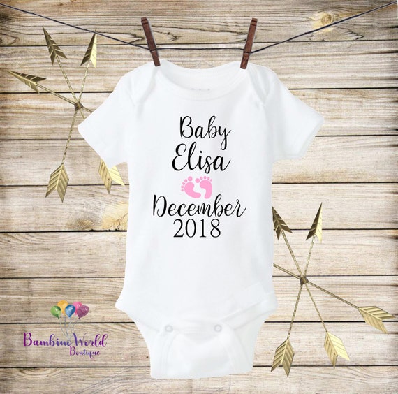 customized onesie for baby girl