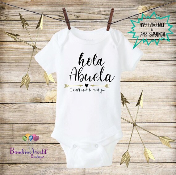 hola abuela onesie