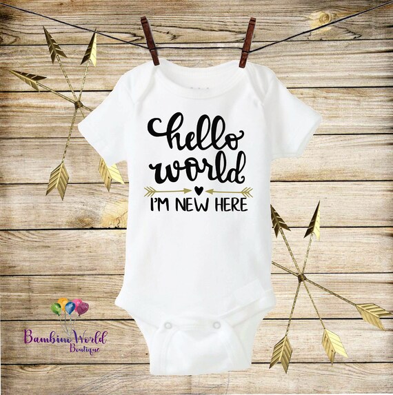 hello world baby clothes
