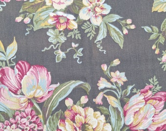 7pc Waverly Bridgewater Patrón floral 25x25" Muestra de tela 100% algodón