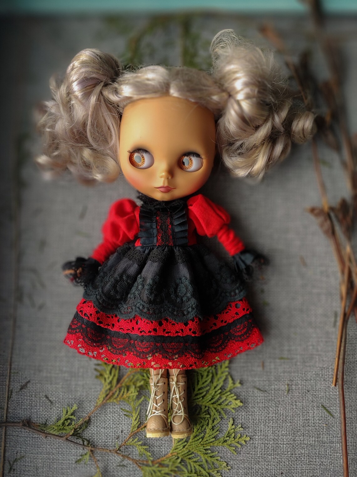 Blythe vintage dress/Blythe doll clothes/Pullip gypsy Etsy