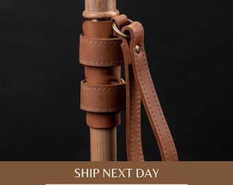 Leather Natural Walking Stick Wrist Cords l Day Gifts