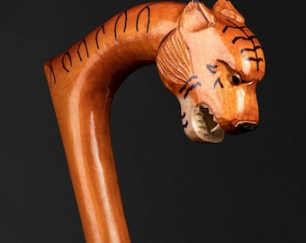 Fancy Walking stick for Men and Women, Fashionable Cane Tiger