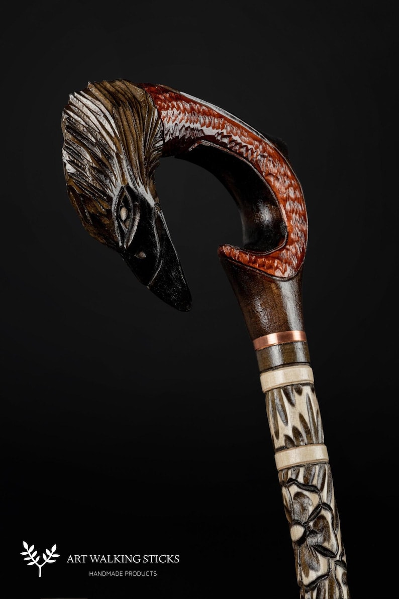 Carnival Cane Vintage Canes Raven Walking Sticks Gothic Сane Design Valentine's Day Gifts image 5