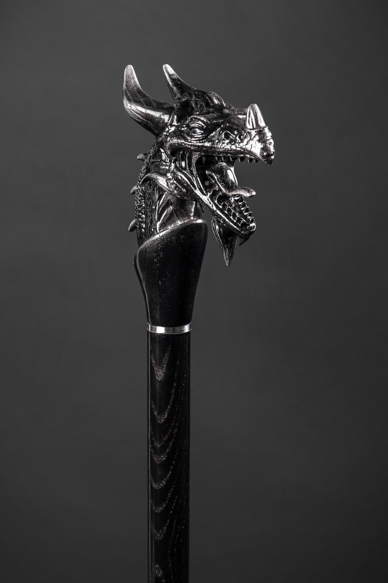 Dragon Walking Cane for Men Fashionable Design Wooden Walking Etsy Canada