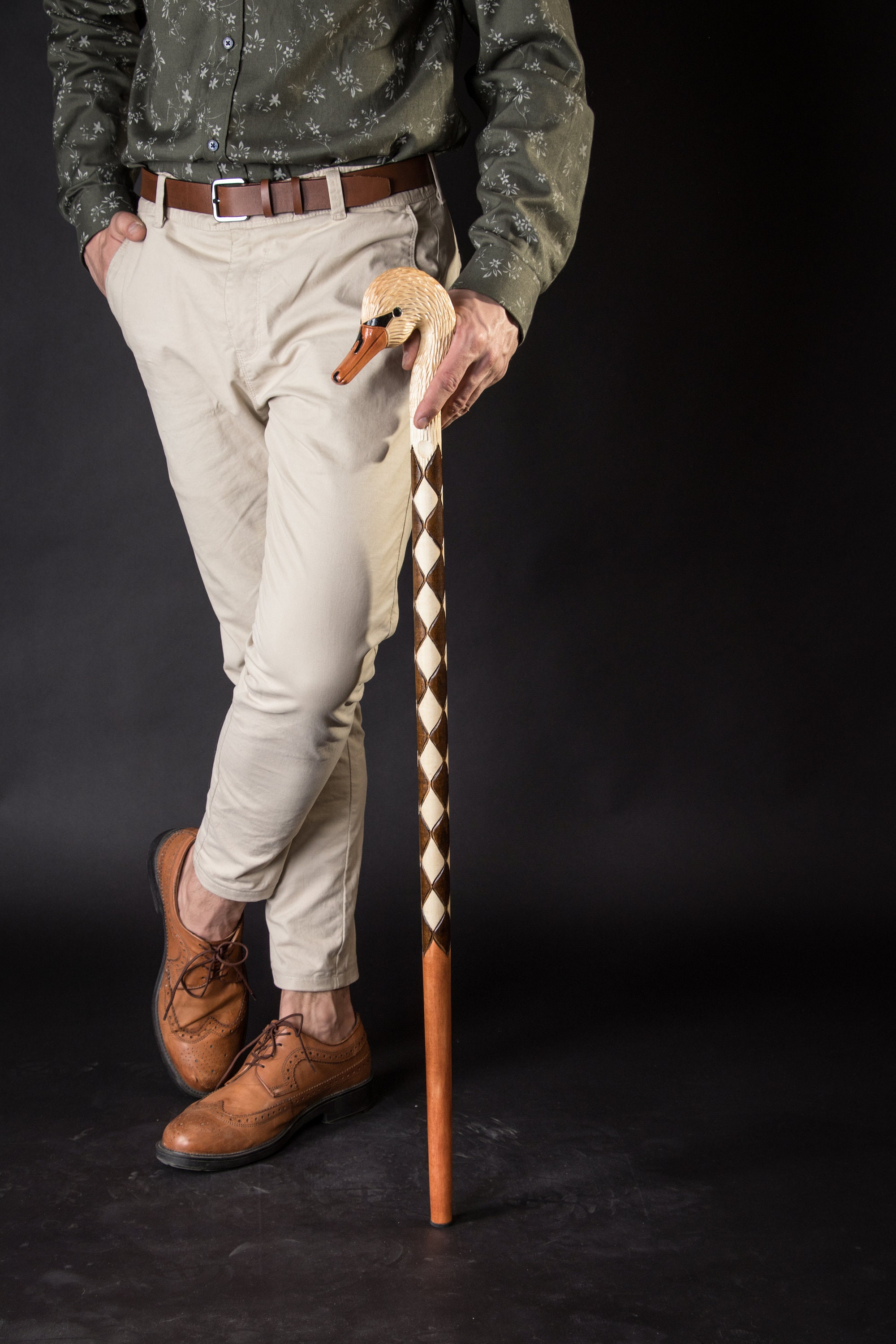 Walking Cane for Women Hand Carved Walking Stick/wood Walking Etsy