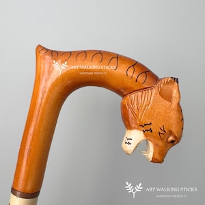 Fancy Walking stick for Men and Women, Fashionable Cane Tiger