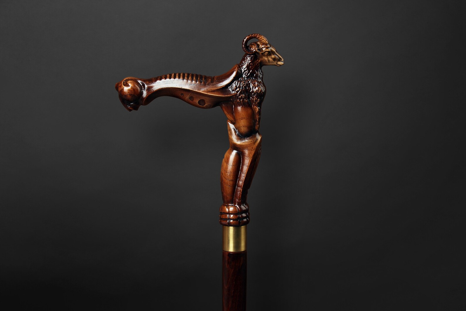 Ram Walking Sticks Canes Walking Canes Etsy