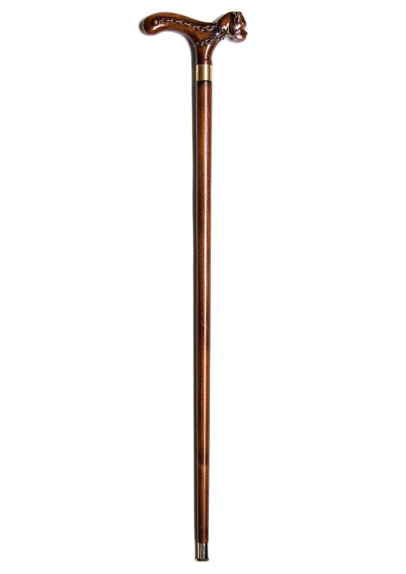 VIP Dog Walking Stick Walking Cane Wood Cane Hand Carved Etsy
