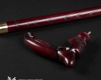 Ergonomic Handle Walking Stick - Walking Cane with Anatomic Handle