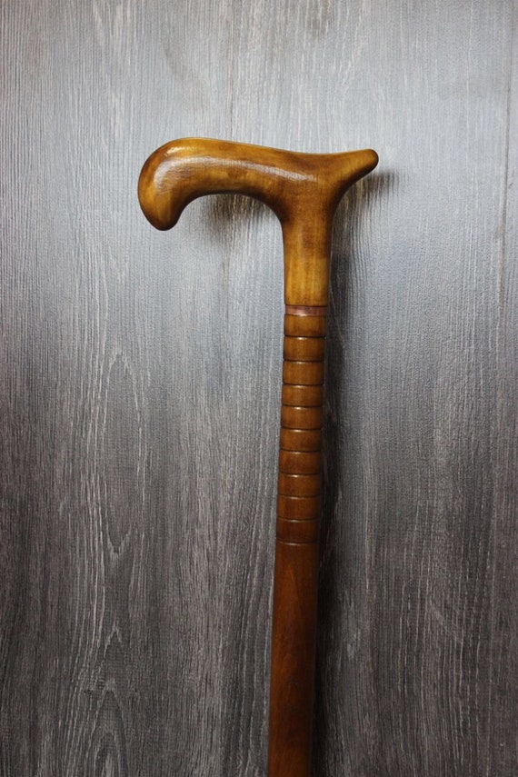 HANDMADE CARVED Walking Stick 31-42 Inches Walking Cane Wood Cane Hand  Carved Tree WOOD Valentine's Day Gifts 