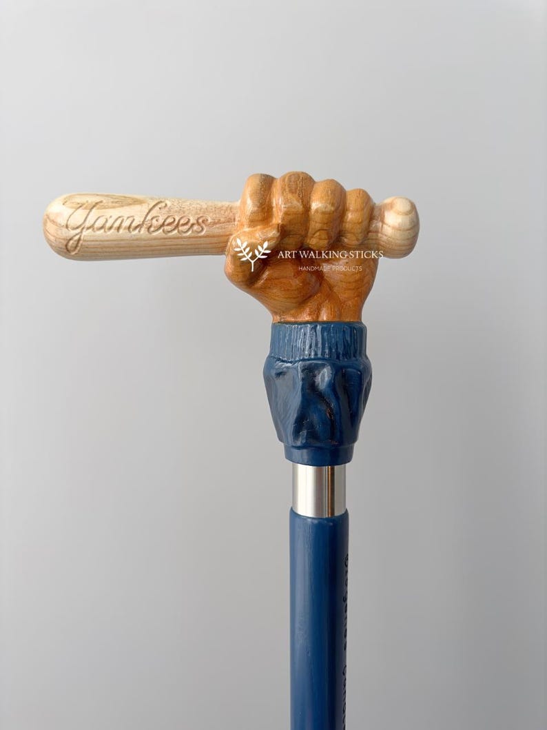 Baseball walking cane