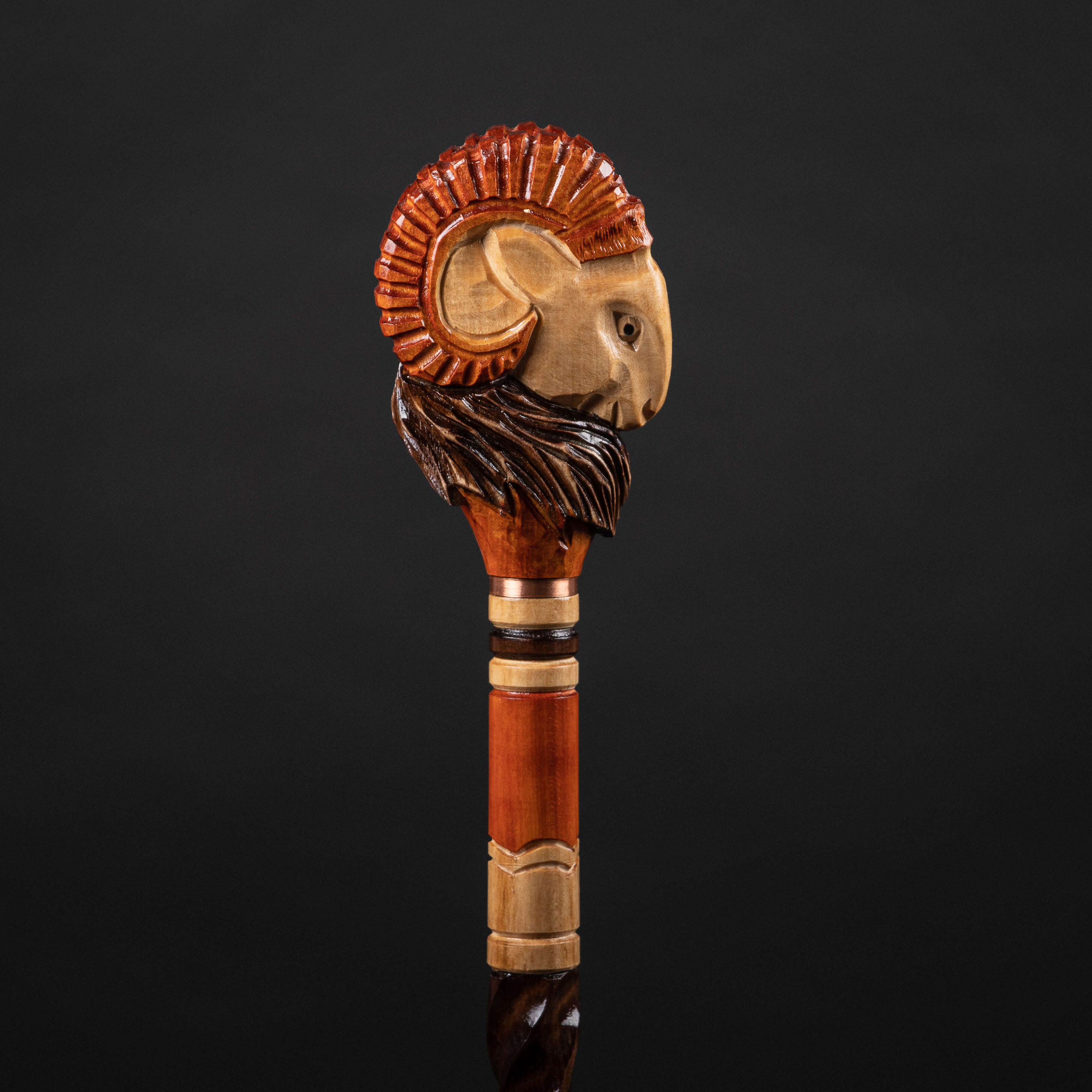 Walking Cane Wooden Hand Carved for Men Animal Walking Canes Etsy