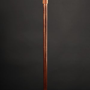 Light Brown Handle Leather Walking Cane & Walking Stick for Women and Man, Gift present Classic Sticks image 3