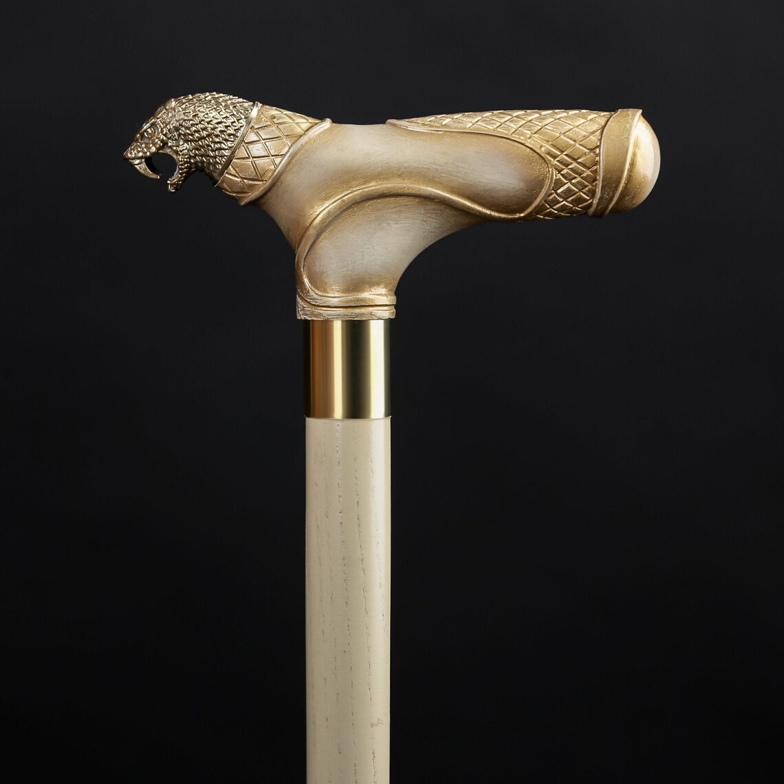 Mens Walking Cane Shake Short Stick Grip Fritz Custom Etsy