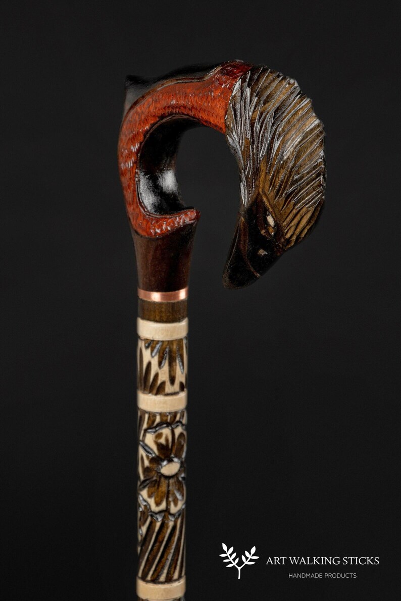 Carnival Cane Vintage Canes Raven Walking Sticks Gothic Сane Design Valentine's Day Gifts image 4