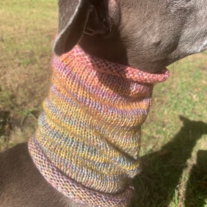 Hand-knitted snood for your beautiful best friend