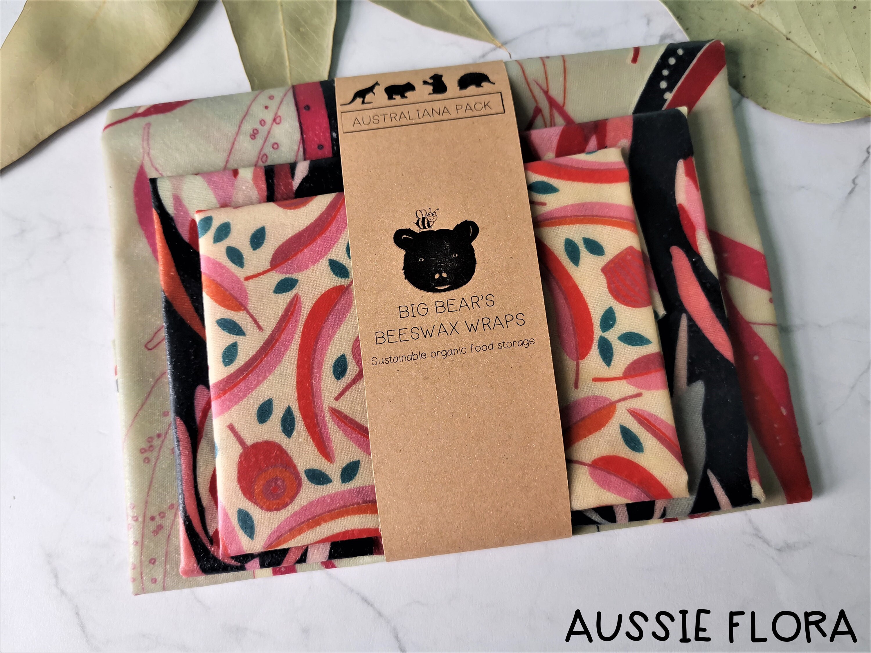 Beeswax Food Wraps Organic Beeswax Sustainable Wrap Etsy
