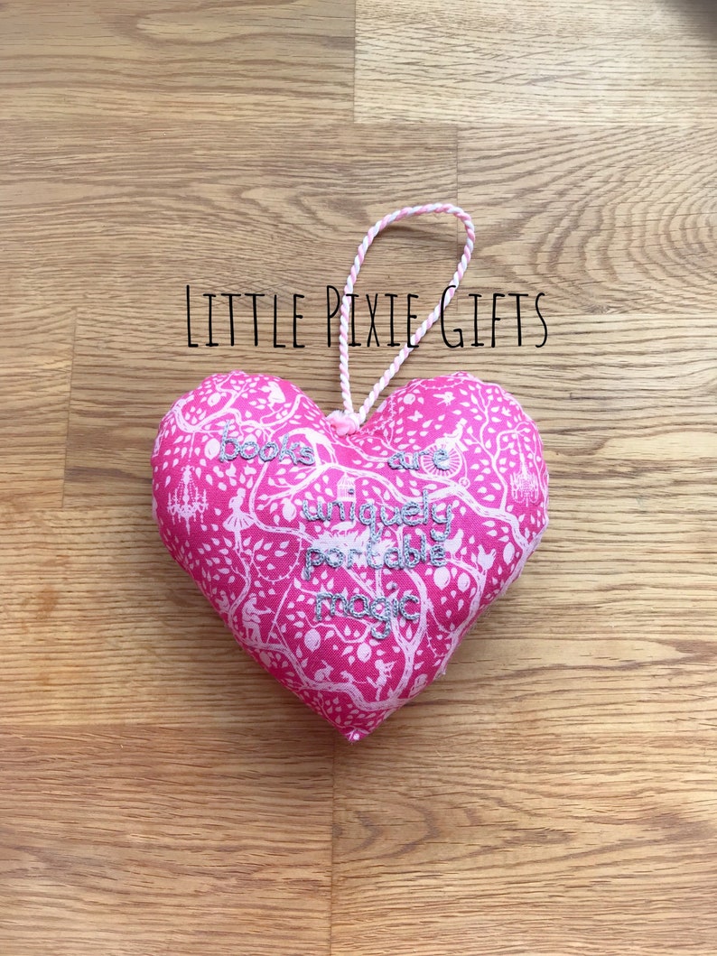 A hand-sewn lavender scented heart