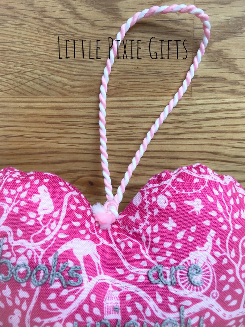 A hand-sewn lavender scented heart