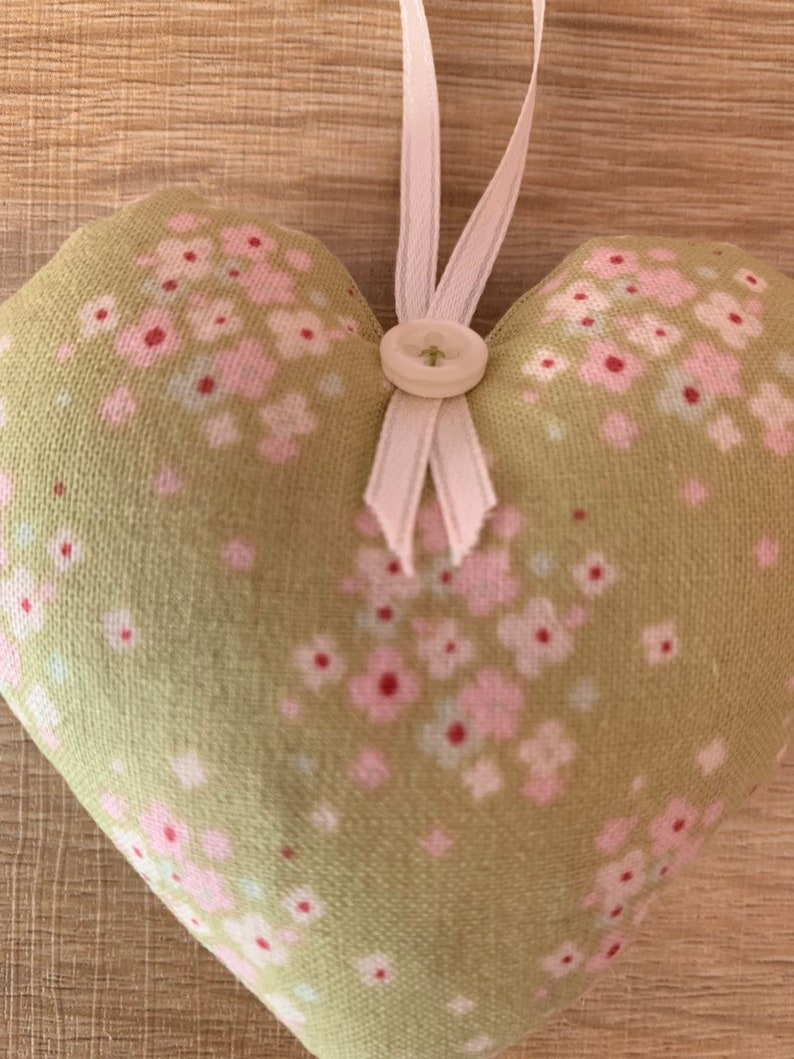 A hand-sewn lavender scented heart