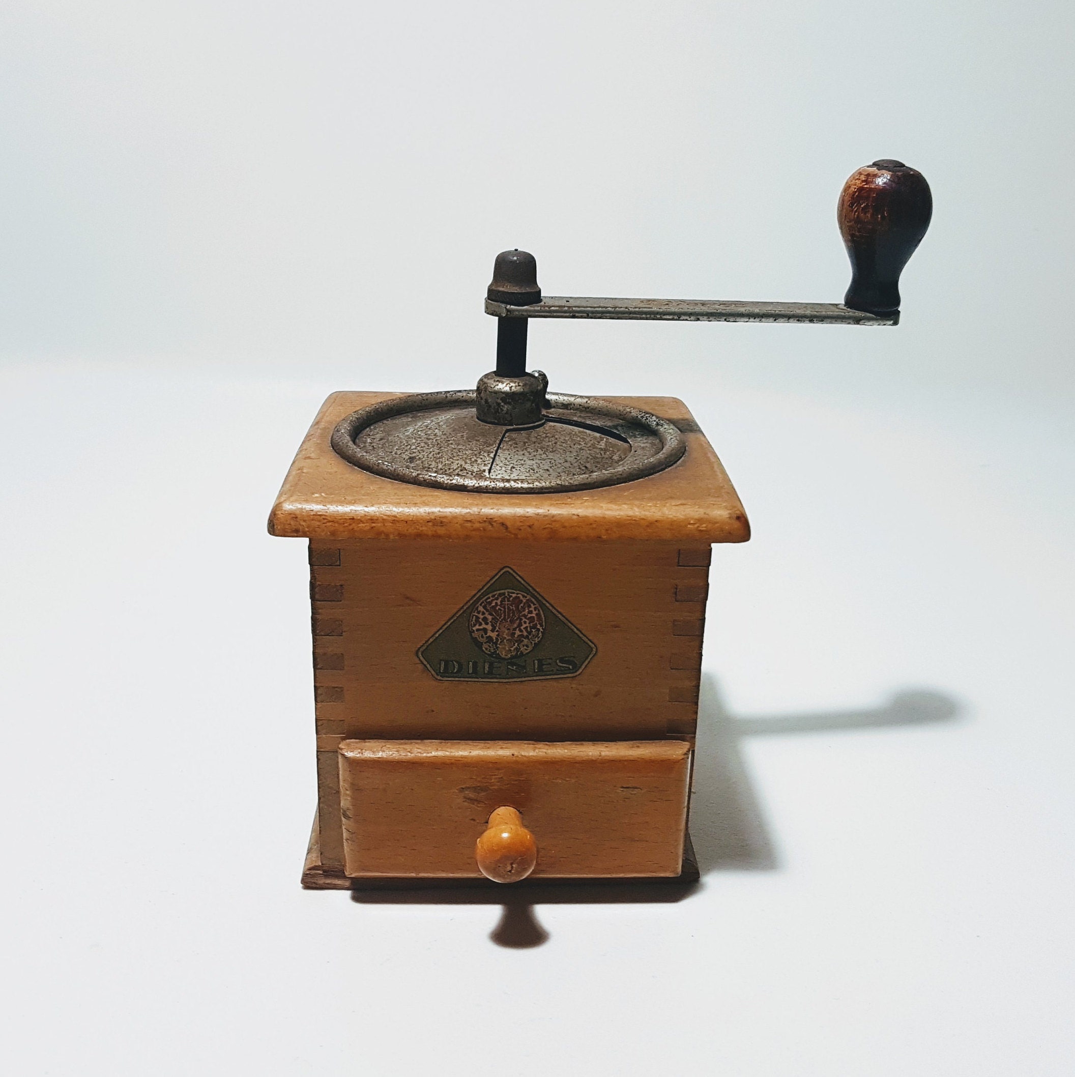 Vintage Dienes Coffee Grinder Antique Retro Made in Germany