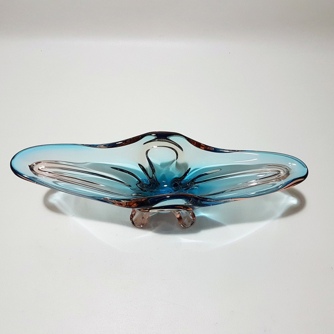 Vintage Murano Glass Bowl / Murano Glass / Glass Bowl / Bowl / Etsy