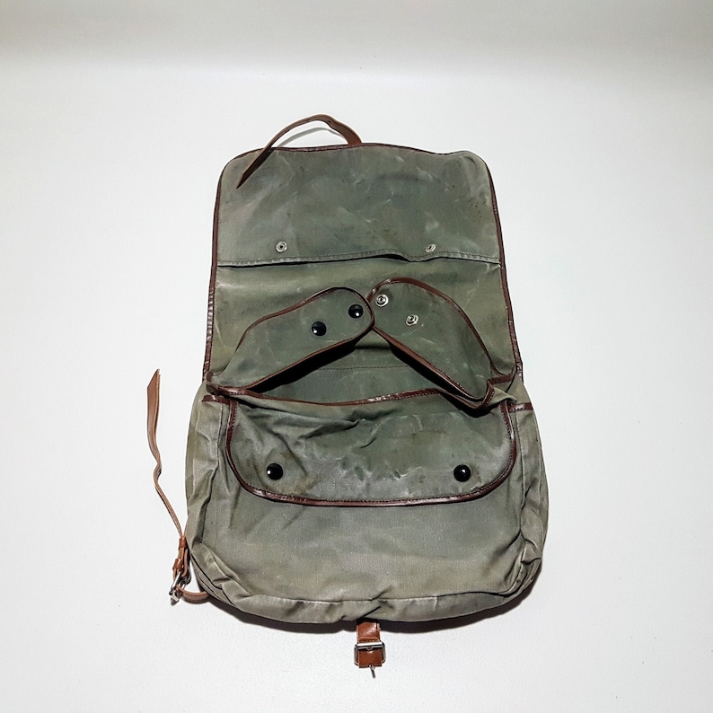 Vintage Military Linen Bag / Army Bag / Military Canvas Bag / Etsy