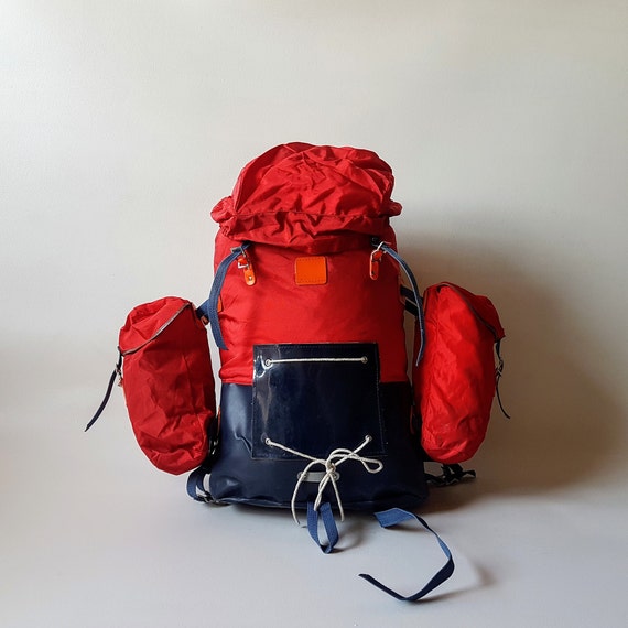 retro hiking backpack