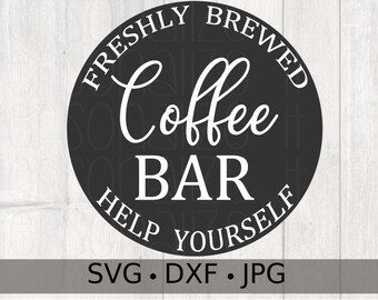 Download Coffee Bar Svg Etsy