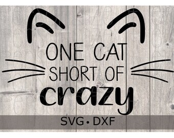 Crazy Cat Lady Svg Etsy