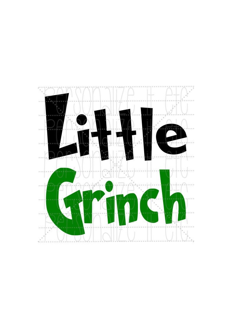 Download Little Grinch svg files Christmas instant download Cricut ...