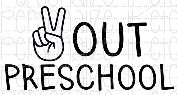 Free Free 188 Peace Out Kindergarten Svg SVG PNG EPS DXF File