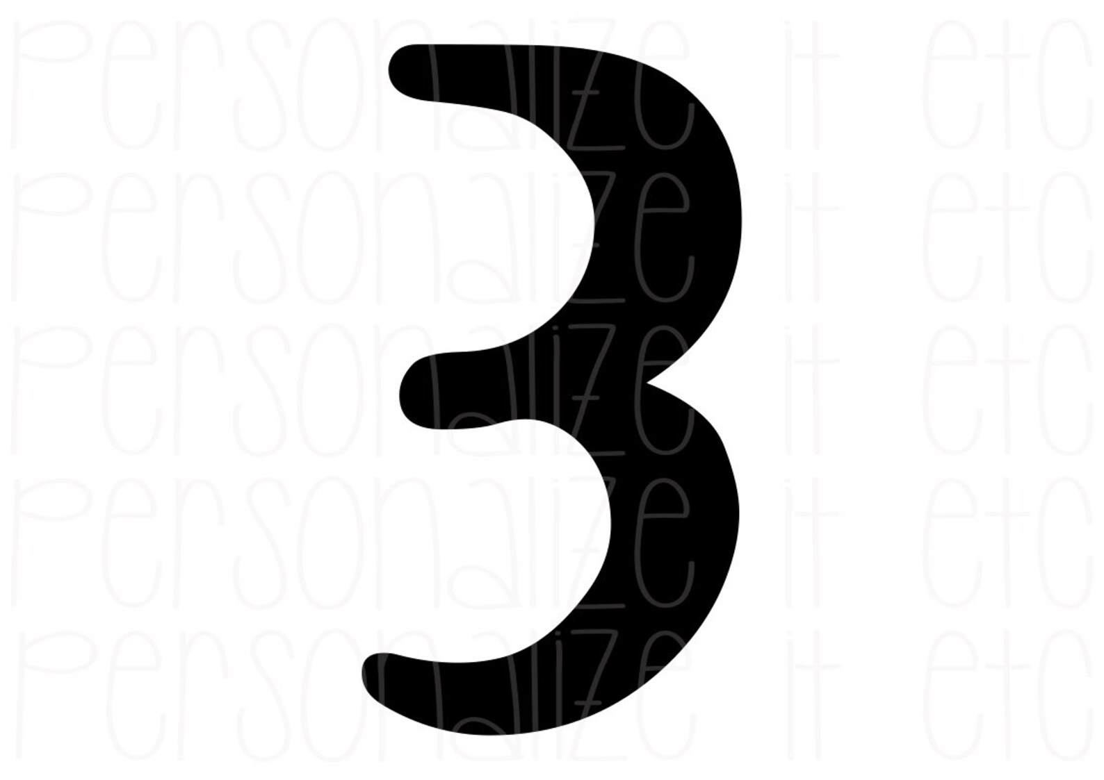 Zahlen 1 5 SvgDatei 1 2 3 4 5 Svg Sofortiger Download Etsy