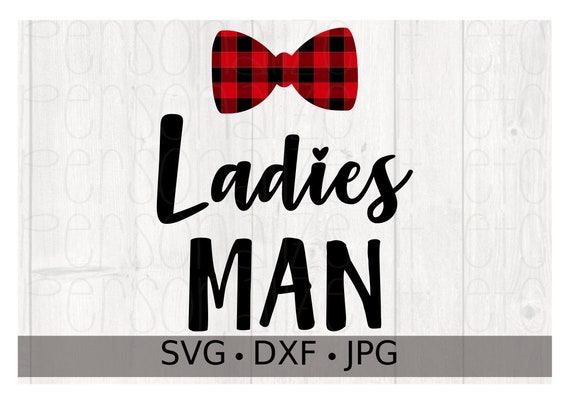 Download Free Ladies Man Buffalo Plaid Bow Tie Svg Bow Svg File Bow Vector Etsy SVG Cut Files