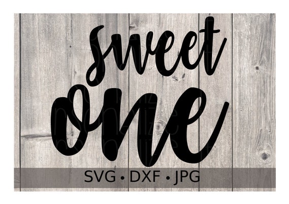Download Sweet One 1st Birthday Girl Svg File First Birthday Svg Etsy