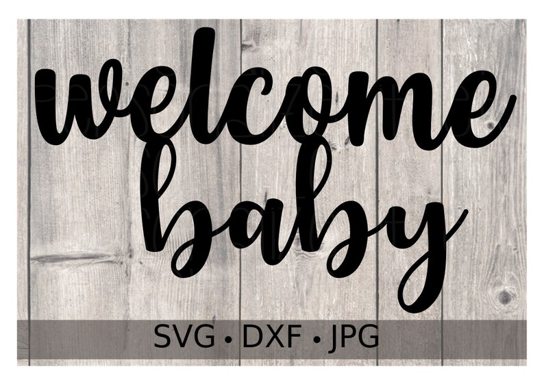 Download Welcome Baby svg file Baby svg file Gender Reveal Cupcake ...