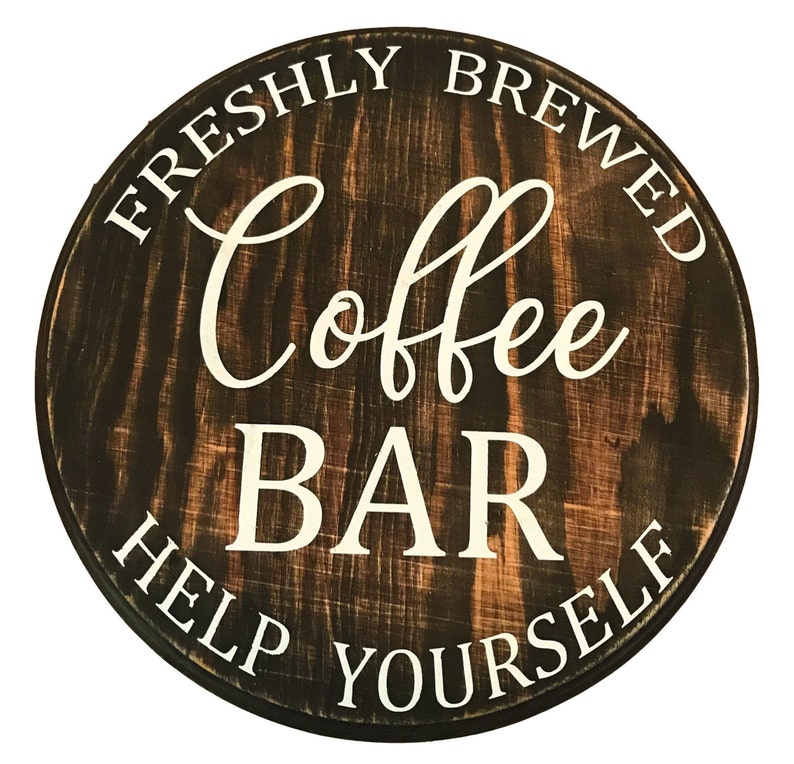 Download Freshly Brewed Coffee Help Yourself svg file Coffee Bar svg | Etsy