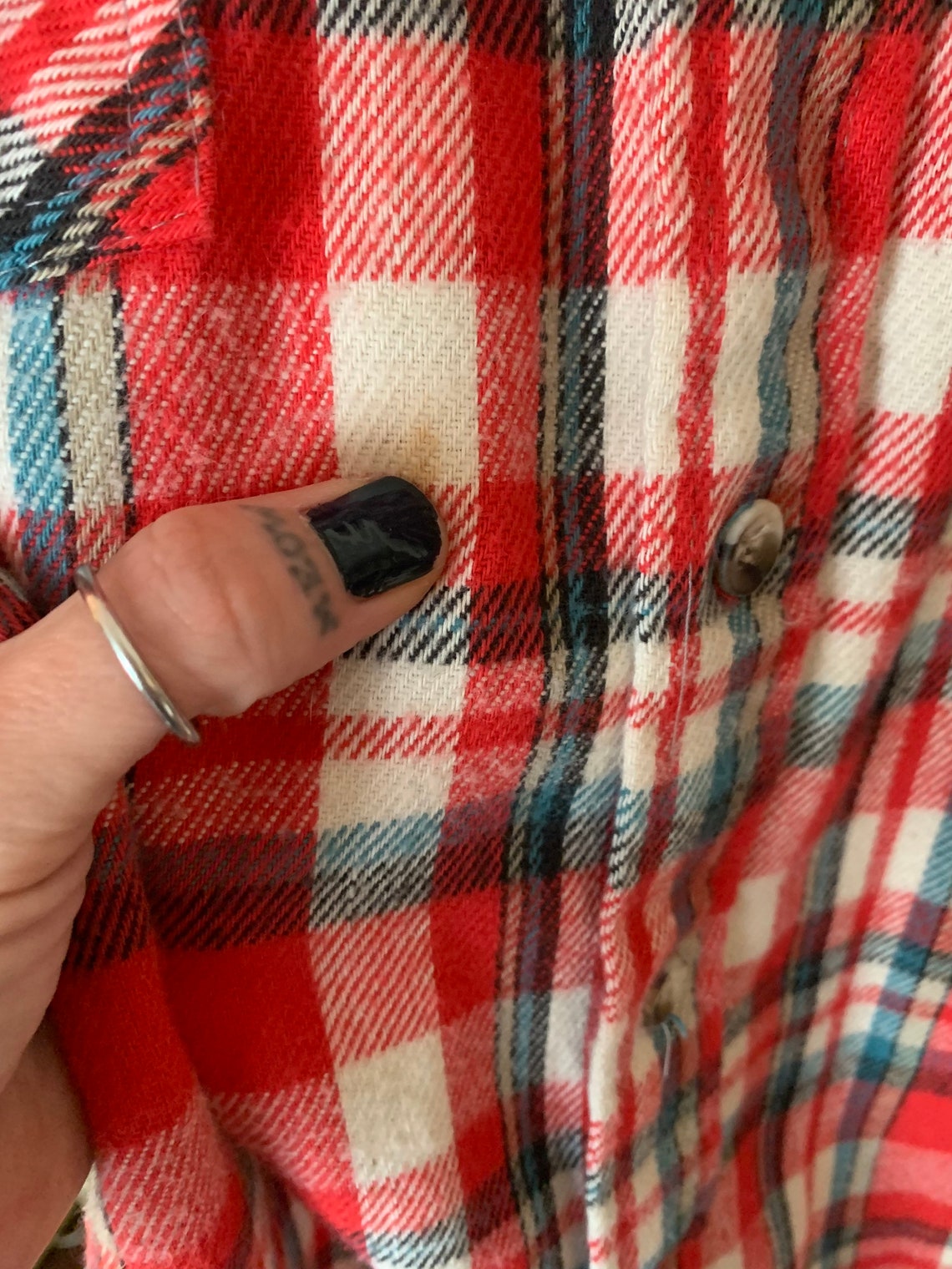red flannel lumberjack
