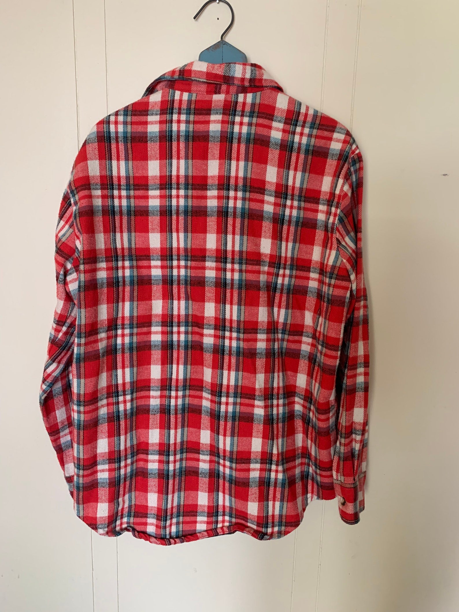 Vtg BIGMAC mens lumberjack red plaid flannel L | Etsy