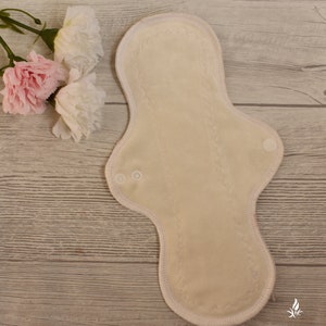 12&quot; wiederverwendbare MENSTRUAL Tuch Pad, RTS, csp, HEAVY Flow, Bambus Velours