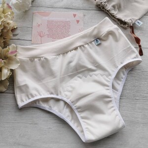 Menstrual PERIOD panties, HIGH WAIST, cotton jersey