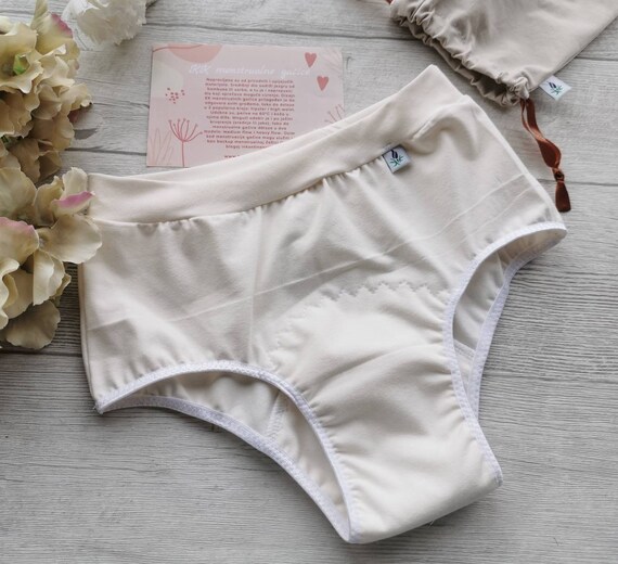 Buy Menstrual PERIOD Panties, HIGH WAIST, Cotton Jersey Online in