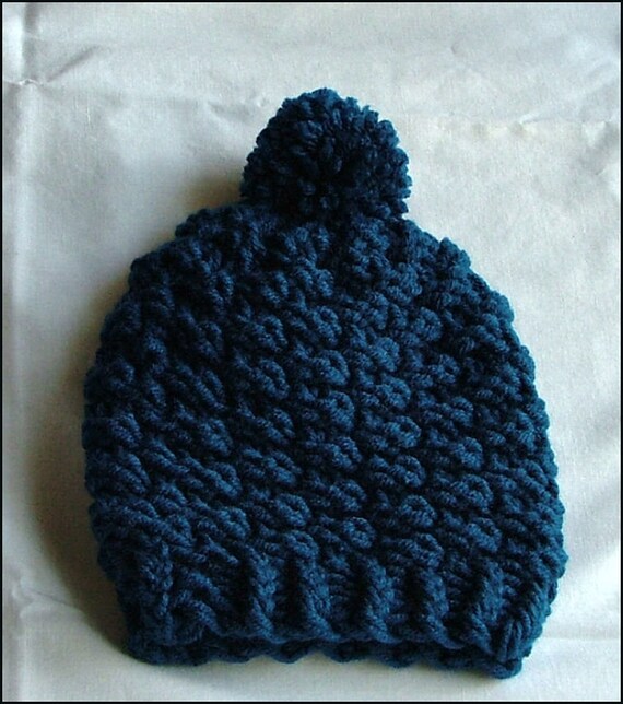 popcorn stitch hat