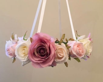 Metallic Rose Gold Eleganza Deco Poly Mesh 25cm x 10y Wreath Decor Floristry