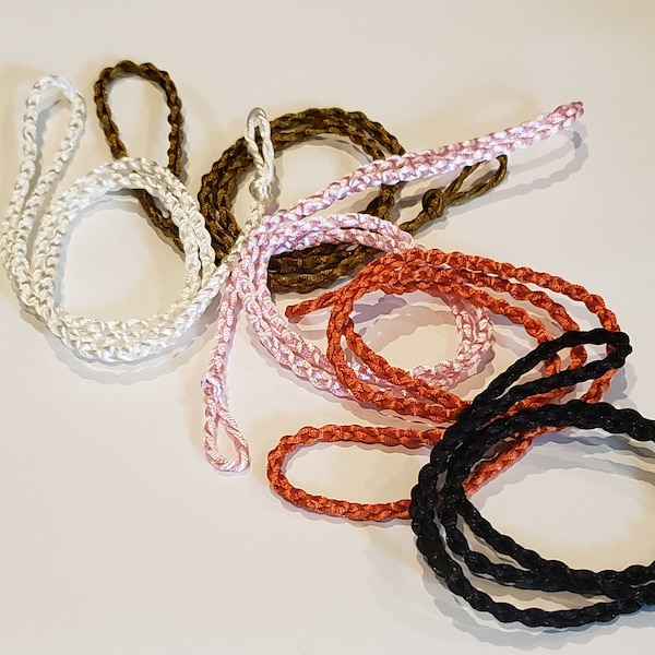 Custom Braided Show Leads Etsy