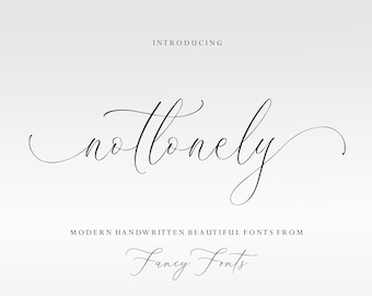 Calligraphy Font: Modern Handwritten Font for Cricut & Canva (Digital Download)