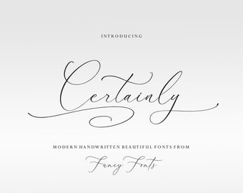 Modern font, Calligraphy font, Digital font, Handwritten font, Script font, Feminine font, Wedding font, Cursive font, Cricut font, Fonts