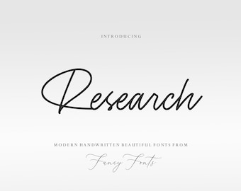 Handwritten Script Font: Modern Cursive, Logo Design (TTF File)